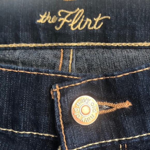 Old Navy The Flirt Dark Blue Denim Jeans - Picture 2 of 3